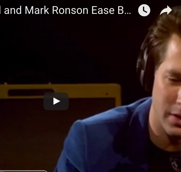 Mark Ronson and Ronnie Wood Ease Back