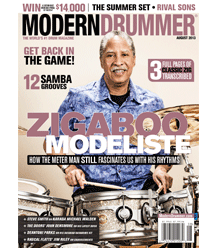 Zig on the Cover of Modern Drummer Magazine