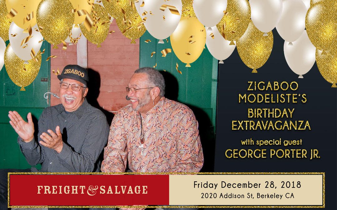 Dec 28th – Zigaboo Modeliste’s Birthday Extravaganza
